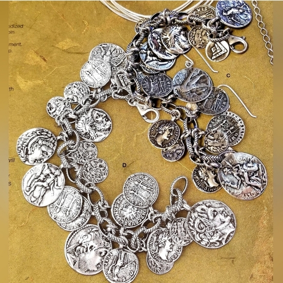 Silpada Sterling Silver Coin Bracelet - Picture 13 of 13